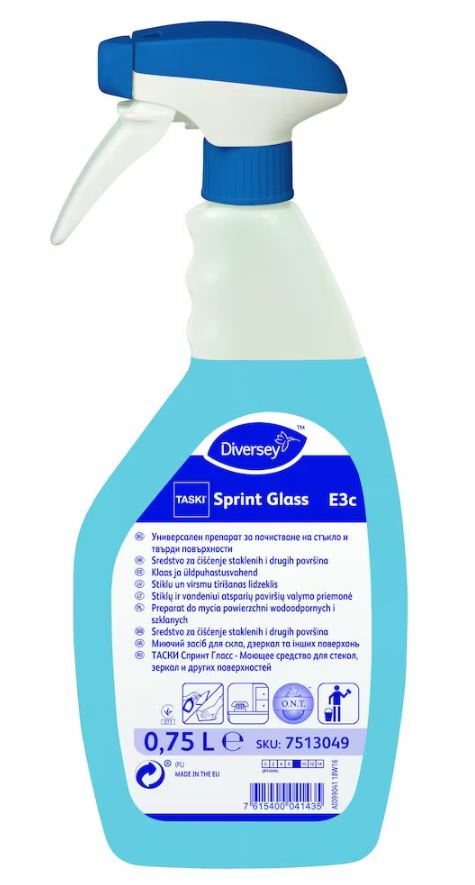 Diversey Taski Sprint Glass 750 ml універсальний очисник для скла